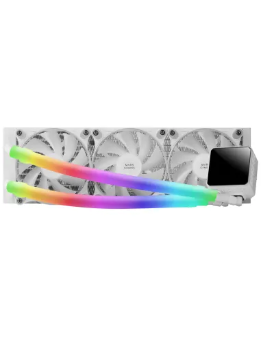 Mars Gaming MCA-WT, Funda ARGB para Tubos de Refrigeración Líquida, 30 LEDs Ultra Brillantes Personalizables ARGB, Silicona Eco