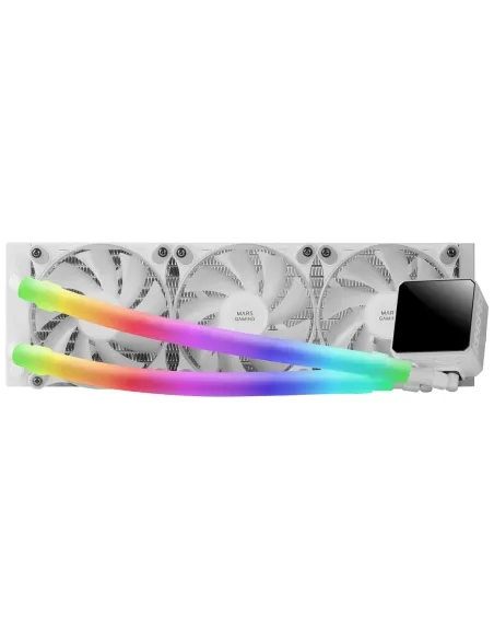 Mars Gaming MCA-WT, Funda ARGB para Tubos de Refrigeración Líquida, 30 LEDs Ultra Brillantes Personalizables ARGB, Silicona Eco