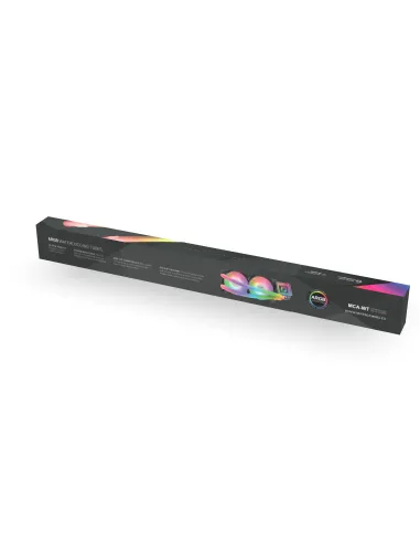Mars Gaming MCA-WT, Funda ARGB para Tubos de Refrigeración Líquida, 30 LEDs Ultra Brillantes Personalizables ARGB, Silicona Eco