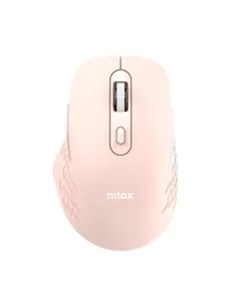 Nilox RATON DUAL WIRELESS 1600 DPI ROSA ratón Oficina Bluetooth + USB Type-A Óptico