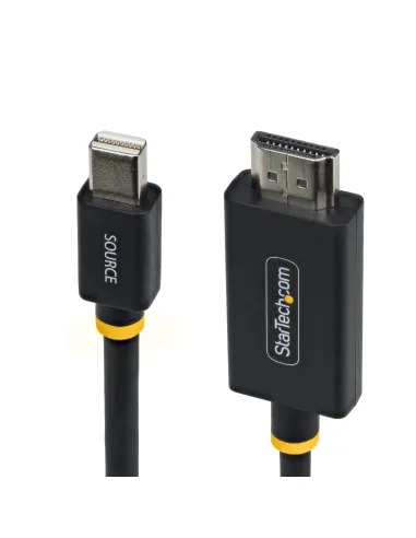 StarTech.com 1M-MDP-HDMI2-4K60 adaptador de cable de vídeo Mini DisplayPort HDMI tipo A (Estándar) Negro