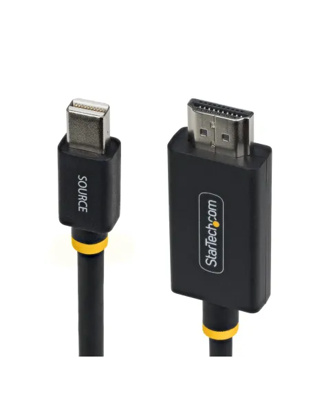 StarTech.com 1M-MDP-HDMI2-4K60 adaptador de cable de vídeo Mini DisplayPort HDMI tipo A (Estándar) Negro
