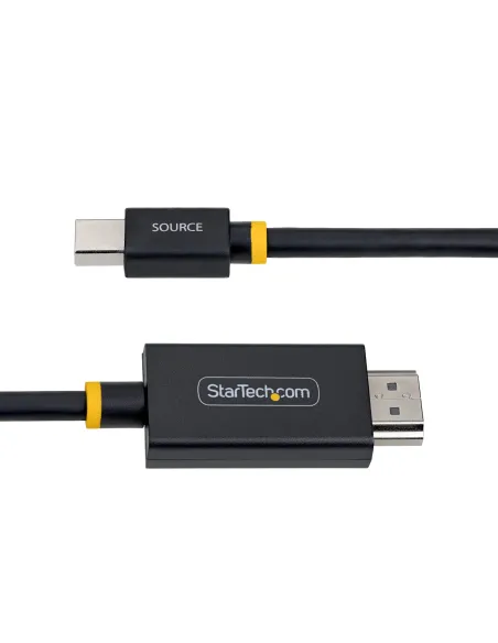 StarTech.com 1M-MDP-HDMI2-4K60 adaptador de cable de vídeo Mini DisplayPort HDMI tipo A (Estándar) Negro