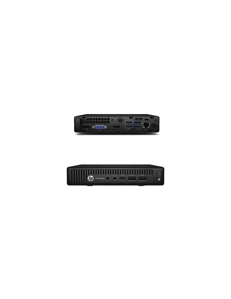 Ordenador reacondicionado mini hp prodesk 600 g2 - i5 - 6th - 8gb - 256gb ssd - win 10 pro - sin cable trebol - wifi+antena