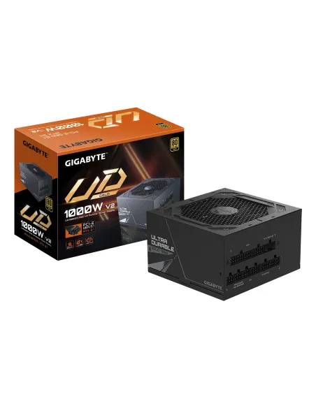 GIGABYTE UD1000GM PG5 V2 Fuente de Alimentación – PCIe Gen 5.1, 80 PLUS Gold, Diseño completamente modular, Ventilador de 120
