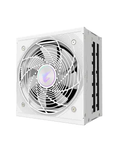GIGABYTE AORUS ELITE P1000W ICE Fuente de Alimentación - PCIe 5.0, 80 PLUS Platinum, Diseño completamente modular, Ventilador 2