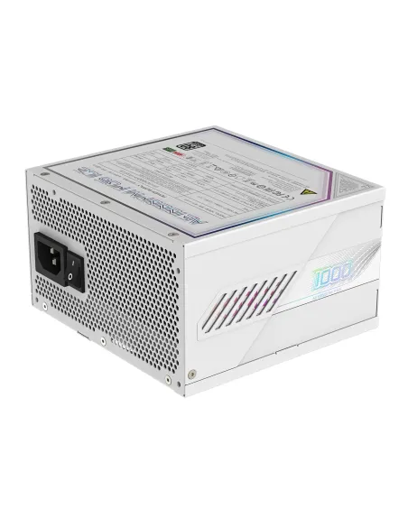 GIGABYTE AORUS ELITE P1000W ICE Fuente de Alimentación - PCIe 5.0, 80 PLUS Platinum, Diseño completamente modular, Ventilador