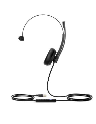 Yealink UH34 Mono Teams Auriculares Alámbrico Diadema Oficina Centro de llamadas USB tipo A Negro