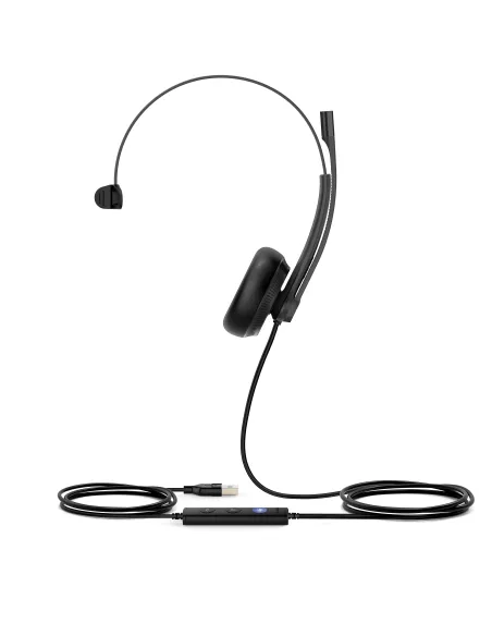 Yealink UH34 Mono Teams Auriculares Alámbrico Diadema Oficina Centro de llamadas USB tipo A Negro