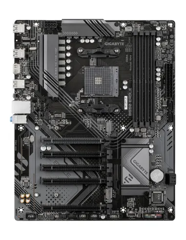 GIGABYTE B550 EAGLE Placa base - Procesadores AMD Ryzen serie 5000 G, VRM de 10+3+1 fases, hasta 3200 MHz DDR4, 1xPCIe 4.0 +
