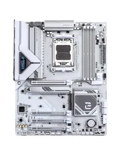 GIGABYTE B850 EAGLE WIFI7 ICE Placa base - Procesadores AMD Ryzen serie 9000, VRM digital de 8+2+2 fases, hasta 8200 MHz DDR5 2