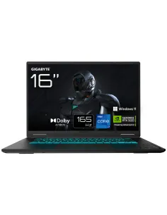 GIGABYTE GAMING A16 CWH Portátil Gaming - 16,0“, 165Hz WUXGA, Intel Core i7-13620H, NVIDIA RTX 5070, 32GB DDR5 5200MHz, 1TB
