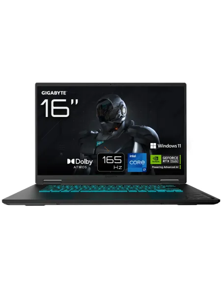 GIGABYTE GAMING A16 CWH Portátil Gaming - 16,0“, 165Hz WUXGA, Intel Core i7-13620H, NVIDIA RTX 5070, 32GB DDR5 5200MHz, 1TB