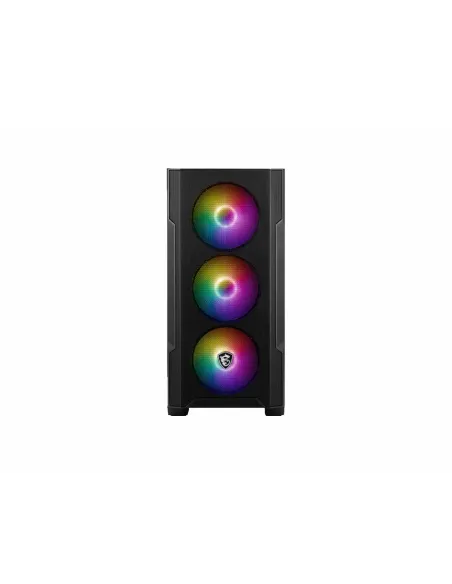 MSI MAG Forge M100R Midi Tower Negro, Transparente