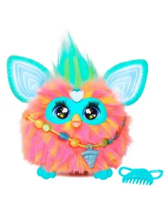 Juguete interactivo hasbro furby naranja coral
