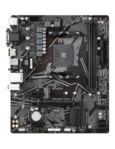 GIGABYTE Placa base A520M S2H - Soporta CPUs AMD Ryzen serie 5000 AM4, VRM digital puro de 4+3 fases, hasta 5100MHz DDR4 (OC), 2