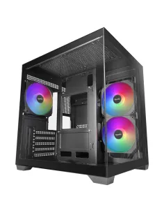 Mars Gaming MCVIEW3 carcasa de ordenador Mini Tower Negro