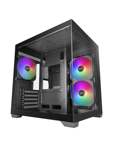 Mars Gaming MCVIEW3 carcasa de ordenador Mini Tower Negro