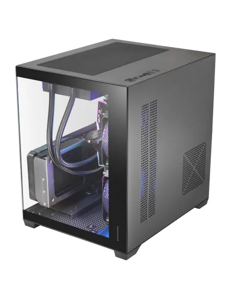 Mars Gaming MCVIEW3 carcasa de ordenador Mini Tower Negro