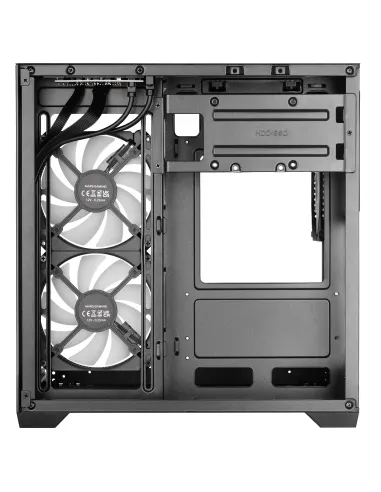 Mars Gaming MCVIEW3 carcasa de ordenador Mini Tower Negro