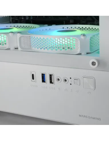 Mars Gaming MCVECTORW carcasa de ordenador Mini Tower Blanco