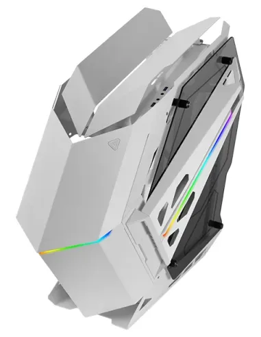 Mars Gaming MC-TITAN, Caja Gaming RGB XXL ATX, Doble Tira LED e Iluminación Frontal ARGB, Hub Iluminación + Mando a Distancia,