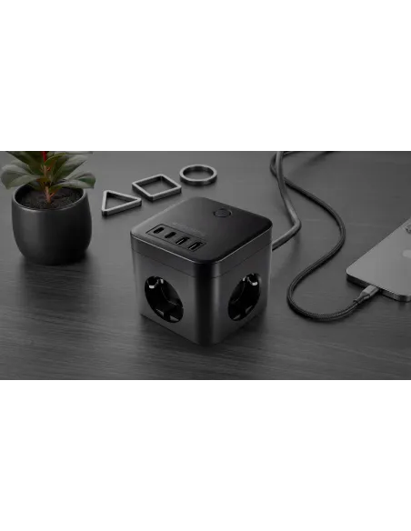 Mars Gaming MDCUBE35 cargador de dispositivo móvil Negro