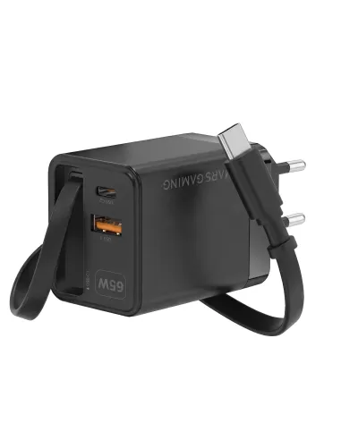 Mars Gaming MDGAN65R cargador de dispositivo móvil Negro