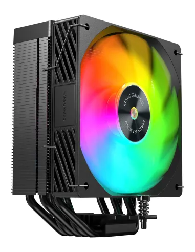 Mars Gaming MCPUX5ARGB sistema de refrigeración para ordenador Procesador Refrigerador de aire 12 cm Negro 1 pieza(s)