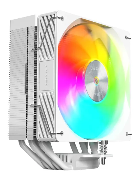 Mars Gaming MCPUX5ARGBW sistema de refrigeración para ordenador Procesador Refrigerador de aire 12 cm Blanco 1 pieza(s)