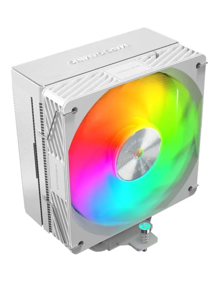 Mars Gaming MCPUX5ARGBW sistema de refrigeración para ordenador Procesador Refrigerador de aire 12 cm Blanco 1 pieza(s)