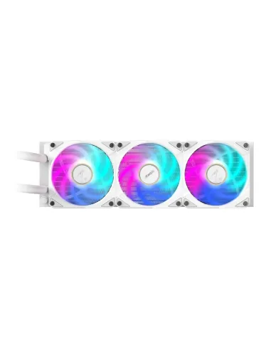 GIGABYTE AORUS WATERFORCE X II 360 ICE Refrigerador de CPU líquido AIO - 3x ventiladores ARGB de 120 mm, pantalla LCD a todo