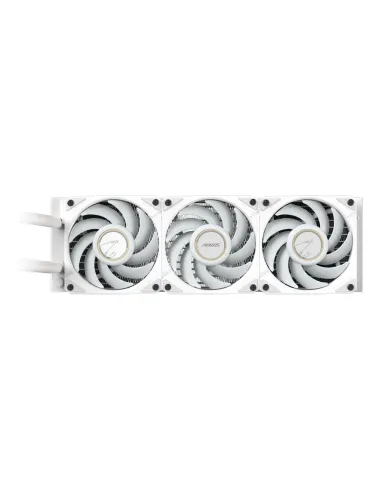 GIGABYTE AORUS WATERFORCE X II 360 ICE Refrigerador de CPU líquido AIO - 3x ventiladores ARGB de 120 mm, pantalla LCD a todo