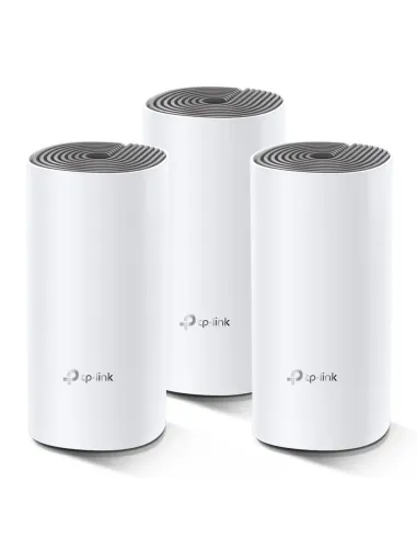 TP-Link Deco E4 (3-pack) Doble banda (2,4 GHz   5 GHz) Wi-Fi 5 (802.11ac) Blanco, Gris 2 Interno