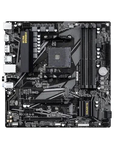 GIGABYTE B550M DS3H AC R2 Placa base - Procesadores AMD Ryzen 5000, VRM de 5+3 fases, hasta 4733 MHz DDR4 (O.C.), 1x M.2 PCIe