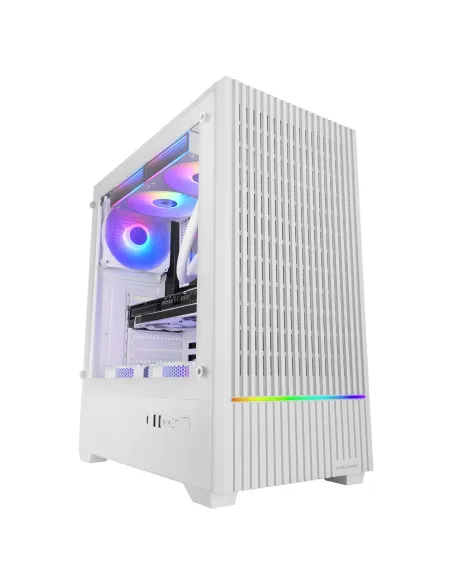 Mars Gaming MCQUANTUMW carcasa de ordenador Midi Tower Blanco