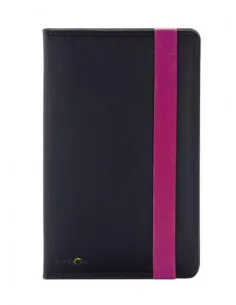 Ziron LY015 funda para tablet 20,3 cm (8") Folio Negro, Púrpura