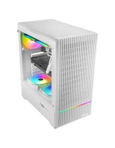 Mars Gaming MCQUANTUMW carcasa de ordenador Midi Tower Blanco