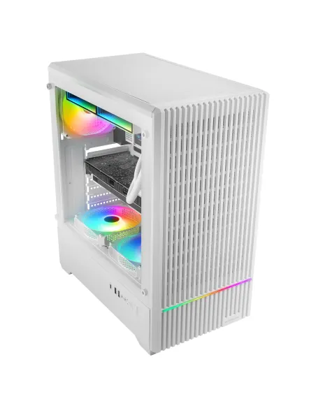 Mars Gaming MCQUANTUMW carcasa de ordenador Midi Tower Blanco
