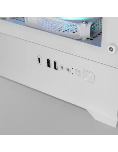 Mars Gaming MCQUANTUMW carcasa de ordenador Midi Tower Blanco