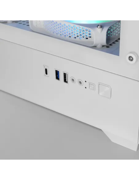 Mars Gaming MCQUANTUMW carcasa de ordenador Midi Tower Blanco