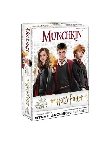 Juego de mesa munchkin harry potter edad recomendada 11 años idioma ingles