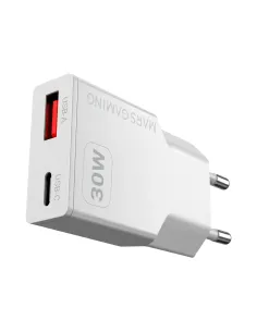 Mars Gaming MDGAN30W cargador de dispositivo móvil Blanco