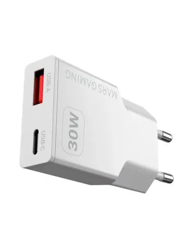 Mars Gaming MDGAN30W cargador de dispositivo móvil Blanco