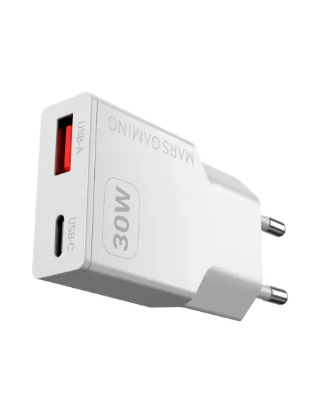 Mars Gaming MDGAN30W cargador de dispositivo móvil Blanco