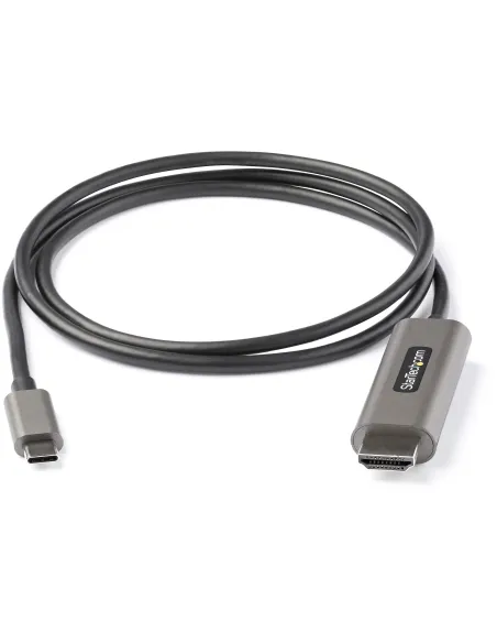 StarTech.com Cable 1m USB C a HDMI 4K de 60Hz con HDR10 - Adaptador de Vídeo USB Tipo C a HDMI 2.0b Ultra HD 4K - Convertidor
