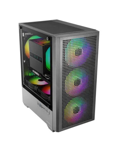 Mars Gaming MCQUANTUM carcasa de ordenador Midi Tower Negro