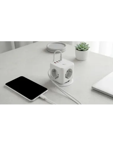 Mars Gaming MDCUBE20W cargador de dispositivo móvil Blanco