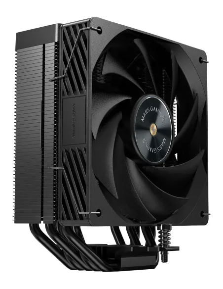 Mars Gaming MCPUX5 sistema de refrigeración para ordenador Procesador Refrigerador de aire 12 cm Negro 1 pieza(s)