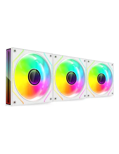 Mars Gaming MF3DPROKITW sistema de refrigeración para ordenador Carcasa del ordenador Ventilador 12 cm Blanco